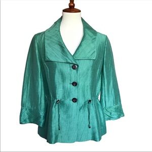 NOT FOR SALE Classiques Entier Linen Green Jacket